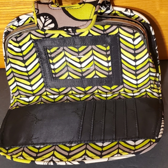 Vera Bradley wallet floral Colorful Lot Of Storage Medium Size 8" W , 5" H NWOT - Picture 8 of 12